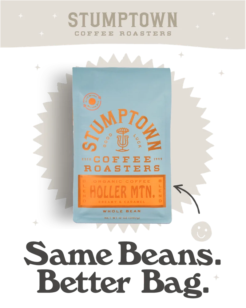 Same beans. Better Bag.