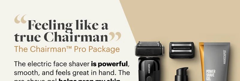 Feeling like a true Chairman