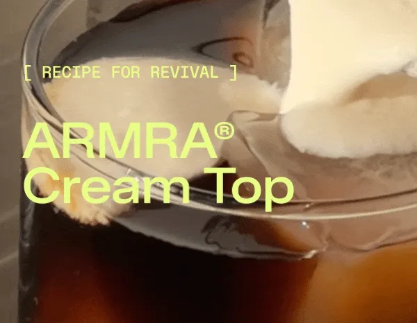 ARMRA cream top GIF