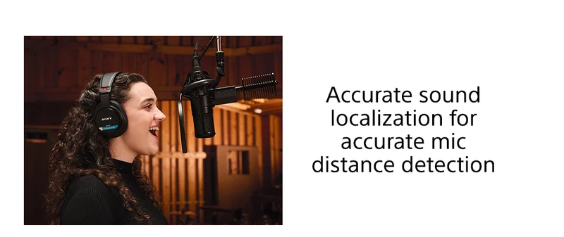 Accurate sound localiztion for accurate mic distance detection