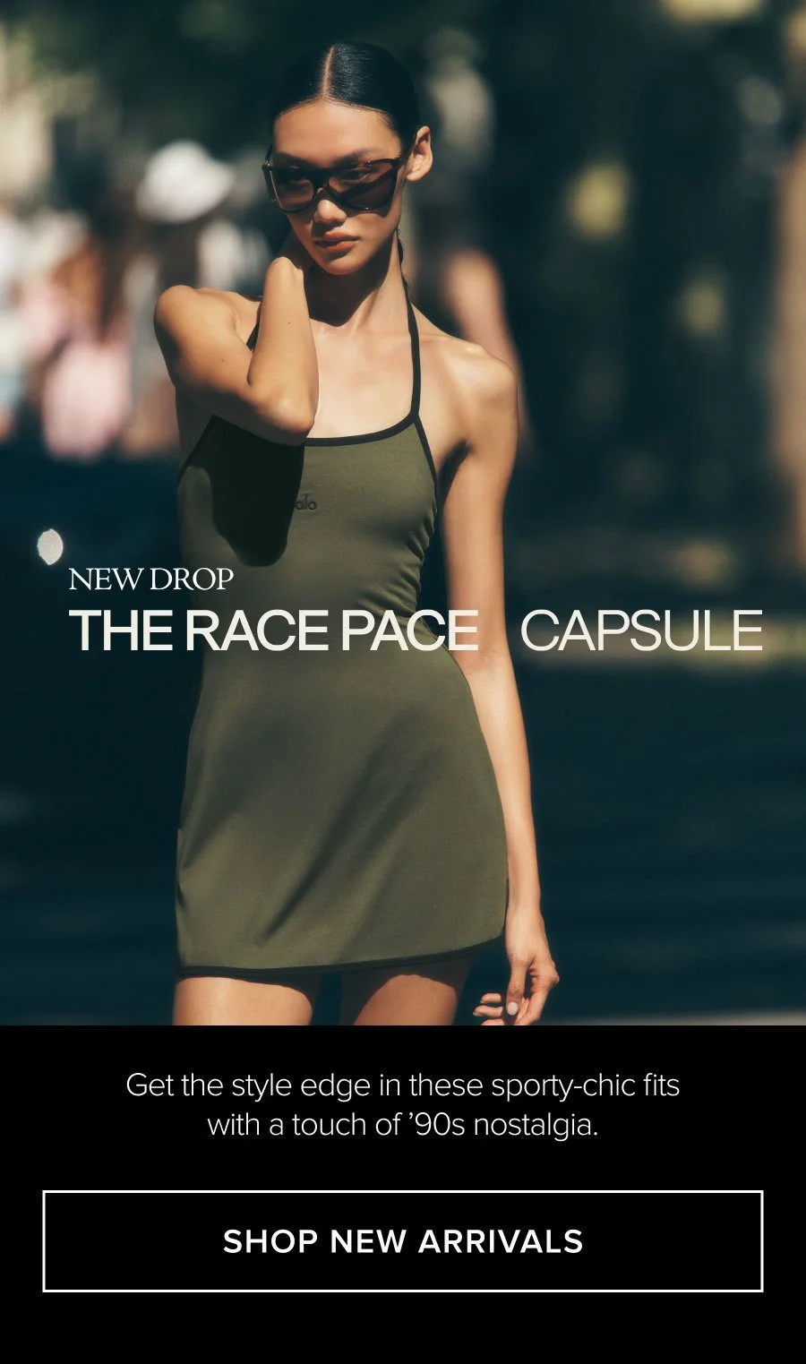 PRIORITY ACCESS THE RACE PACE CAPSULE YOU'RE UP FIRST. TAKE THE LEAD IN STYLE WITH EARLY ACCESS TO THIS SLEEK PERFORMANCE LINEUP. SHOP NOW