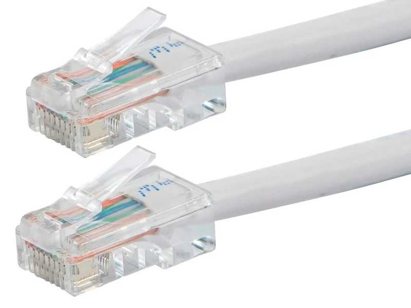 Cat6 6in White Patch Cable, UTP, 24AWG, 550MHz, Pure Bare Copper, discount code, Zeroboot Series Ethernet Cable