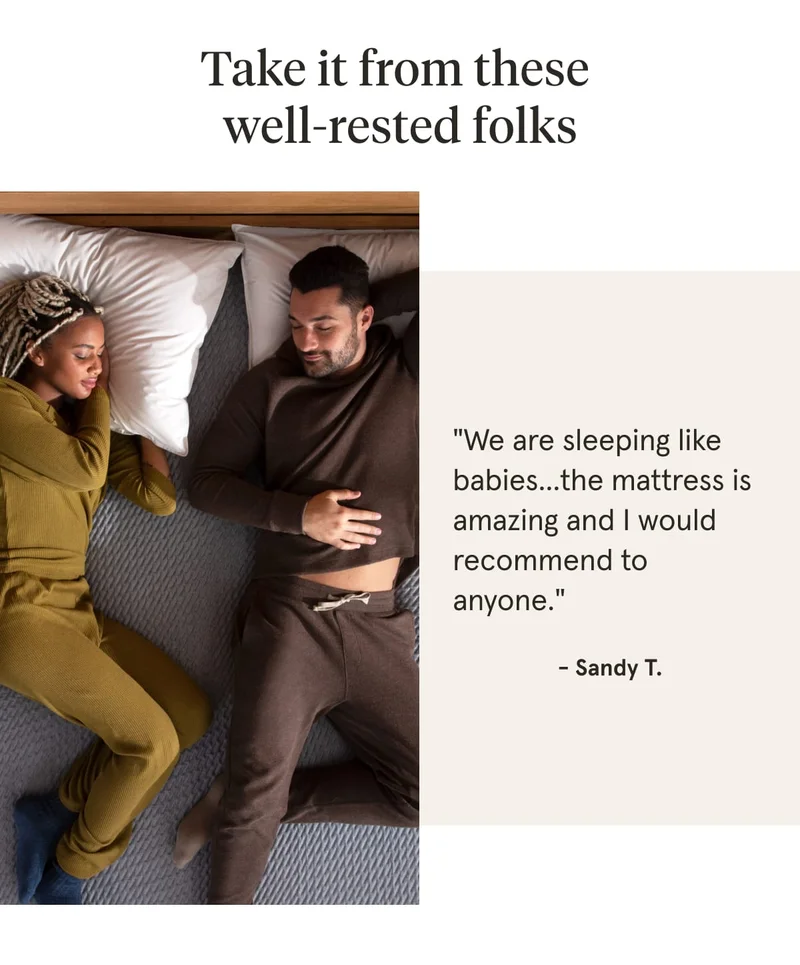 We are sleeping like babies
