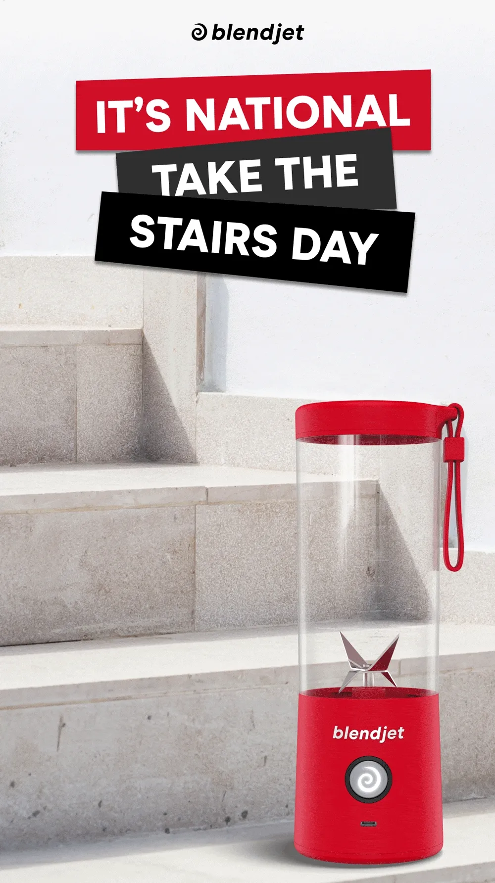IT’S NATIONAL TAKE THE STAIRS DAY