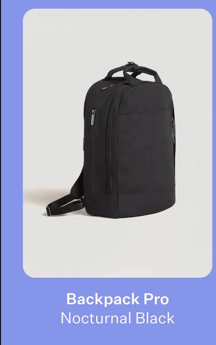Backpack Pro - Nocturnal Black