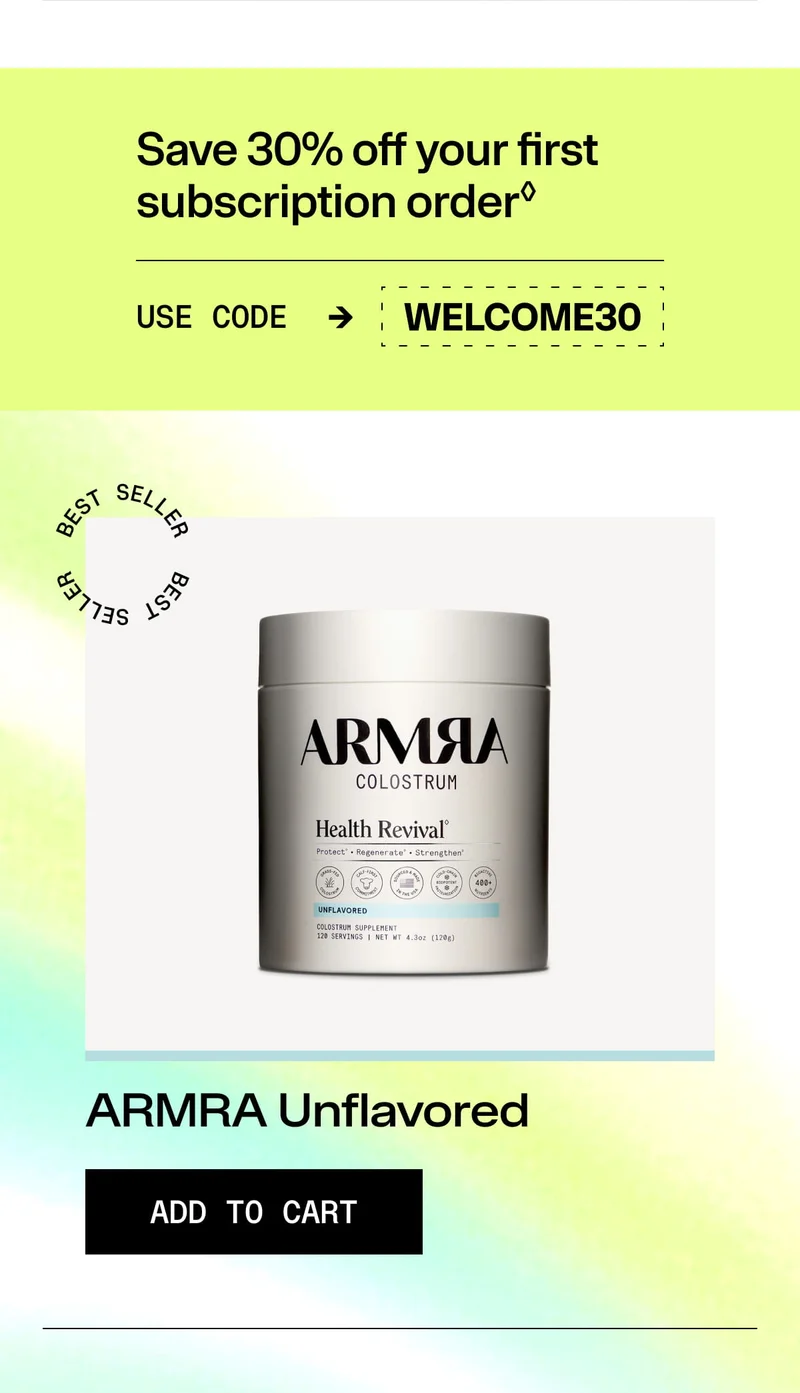 ARMRA Unflavored 30% Off
