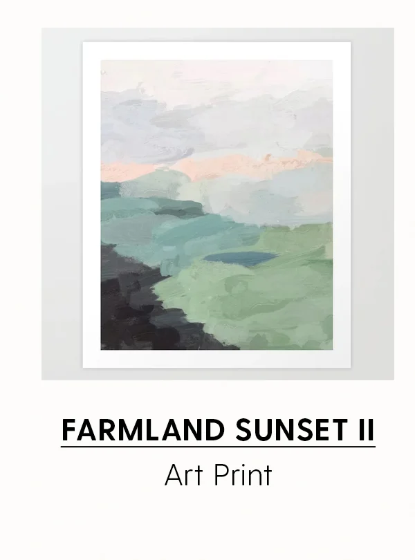 Farmland Sunset II | Art Print
