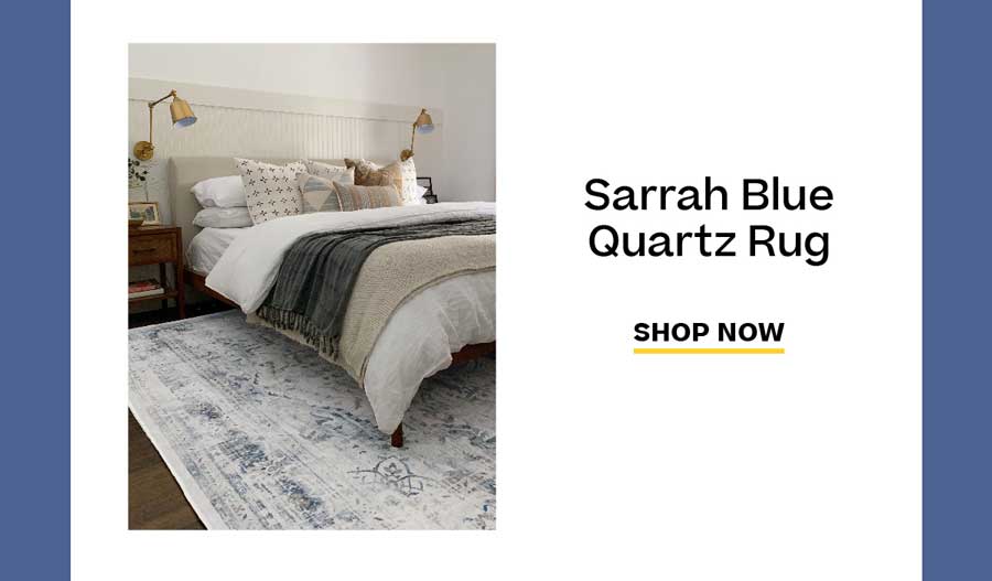 Sarrah Blue Quartz Rug: Shop Now