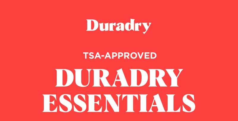 TSA-Approved Duradry Essentials