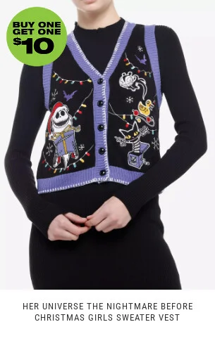 Shop outerwear, buy one, get one $10