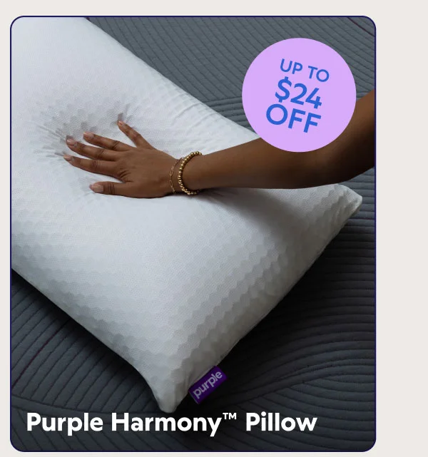 Purple Harmony™ Pillow. UP TO $24 OFF