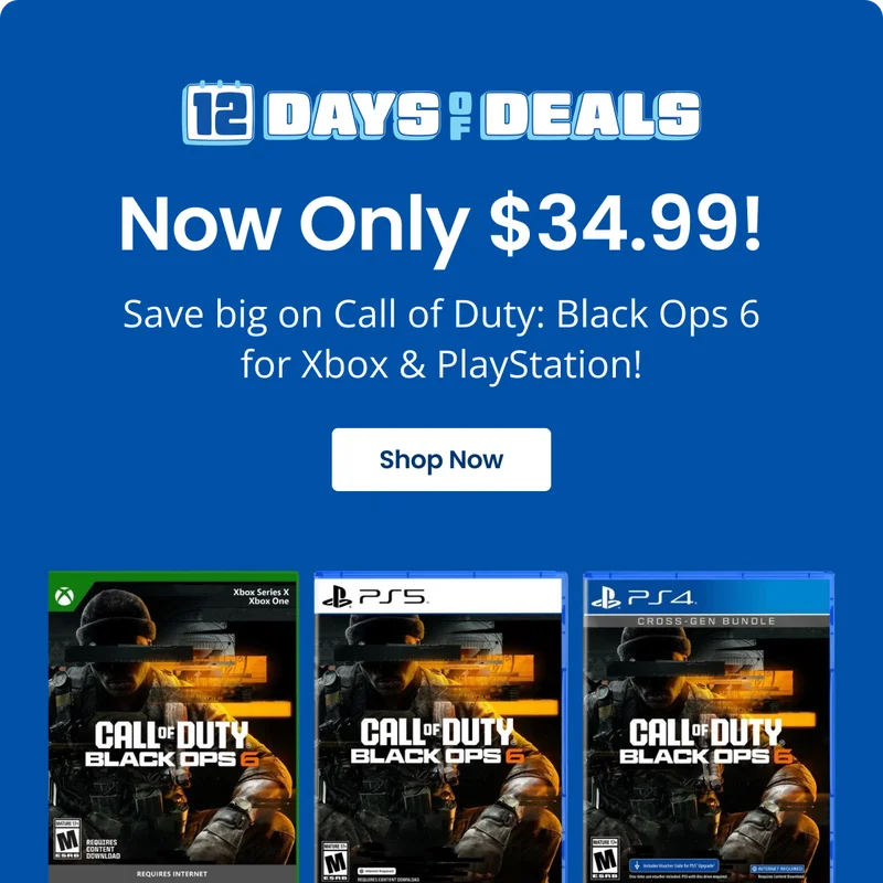 Now Only $34.99! Save big on Call of Duty: Black Ops 6 for Xbox & PlayStation! Shop Now