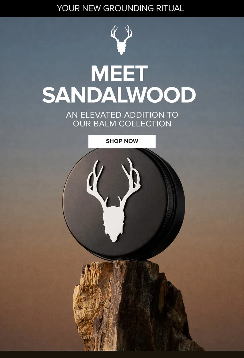 Meet sandalwood balm - an elevated addition to our balm collection