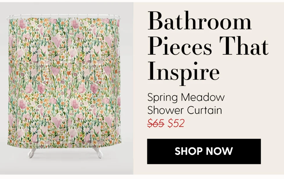 Spring Meadow Shower Curtain