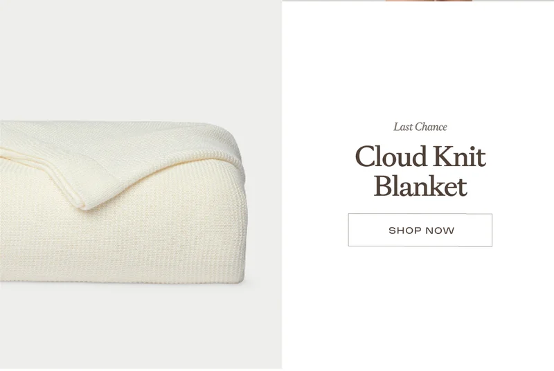 Cloud Knit Blanket - Shop Now