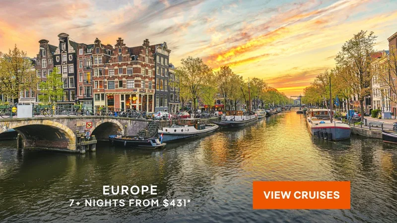 Europe – 7+ Nights – Click to View Cruises & Book Now
