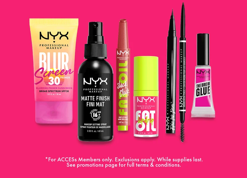 SORTED NYX PRODUCTS