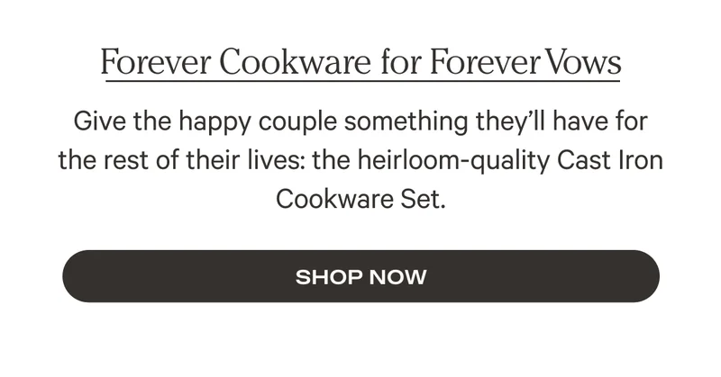 Forever Cookware for Forever Vows