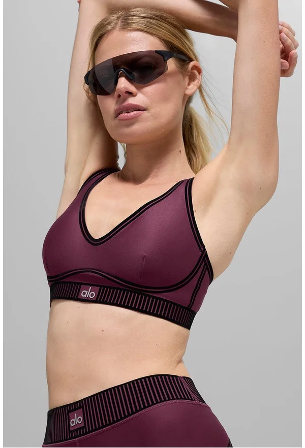 Airlift Line Up Bra - Burgundy - Burgundy / M