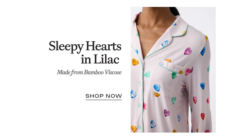 Sleepy Hearts in Lilac Sleepy Hearts in Lilac