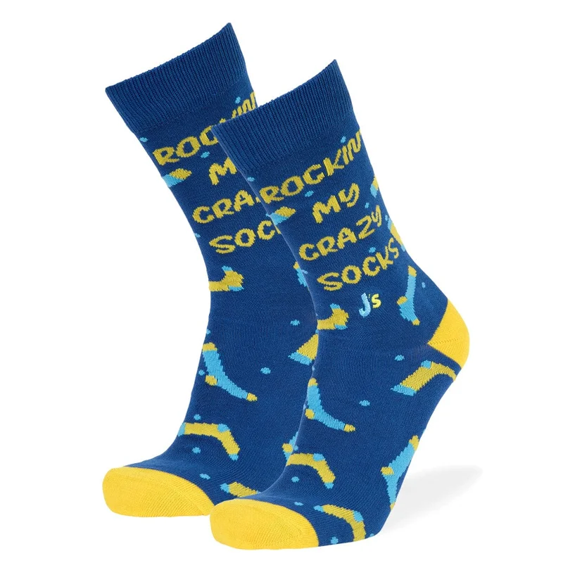 Image of Rockin' My Crazy Socks Crew Socks