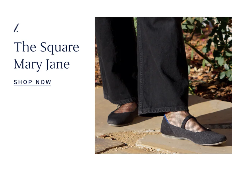 1. The Square Mary Jane SHOP NOW 1. The Square Mary Jane SHOP NOW