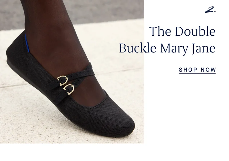 2. The Double Buckle Mary Jane SHOP NOW 2. The Double Buckle Mary Jane SHOP NOW