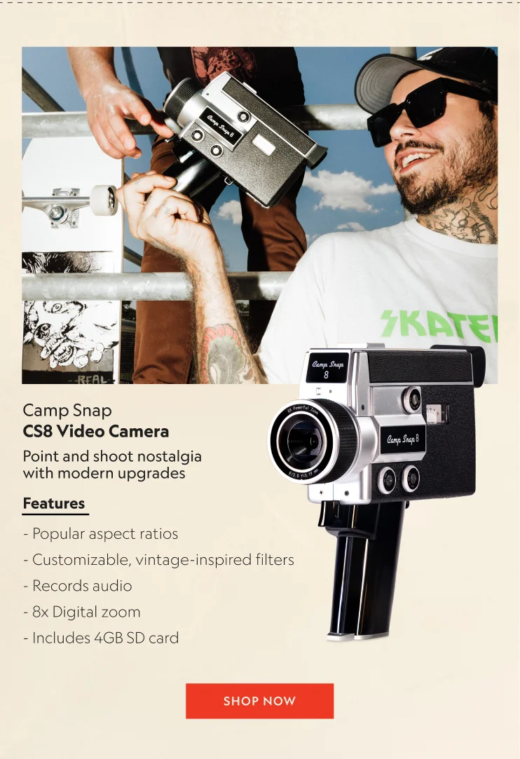 CS8 Point and Shoot Video Camera