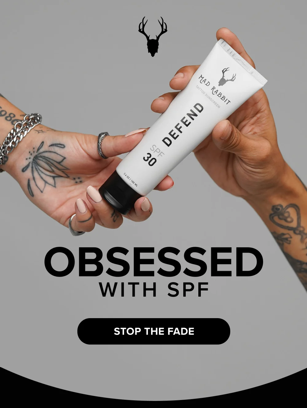 Get Obsessed With SPF  [ STOP THE FADE ]
