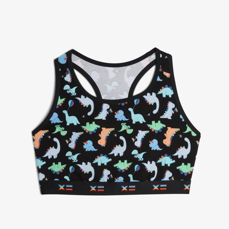 Image of Racerback Soft Bra - Roar With Pride