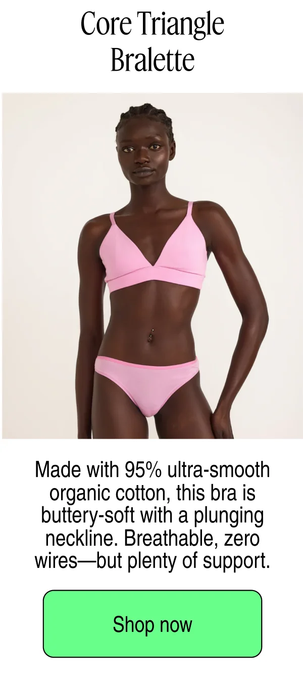 Core Triangle Bralette | Shop now