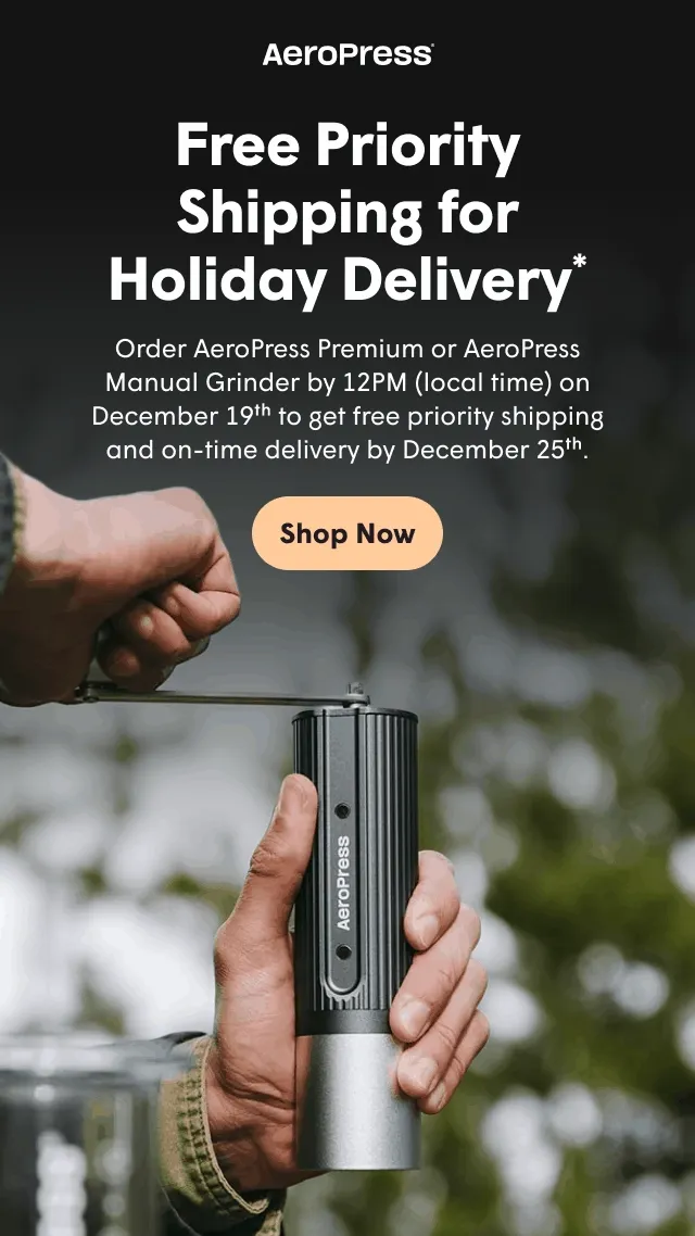 Free Priority Shipping for Holiday Delivery