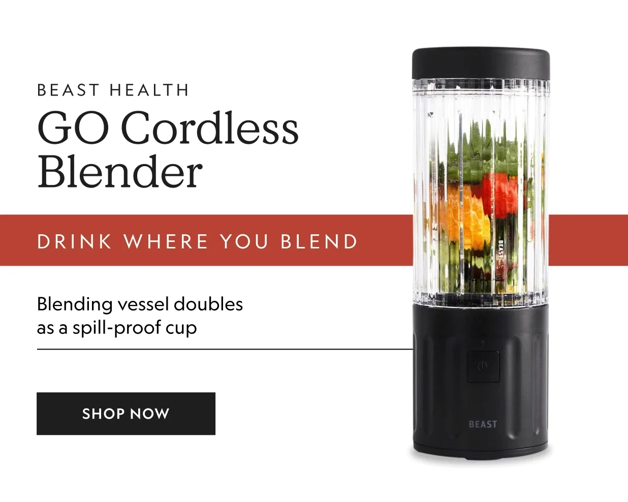 Beast GO Cordless Blender