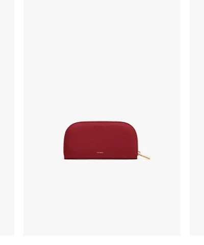 Curved Zip Wallet Sangria