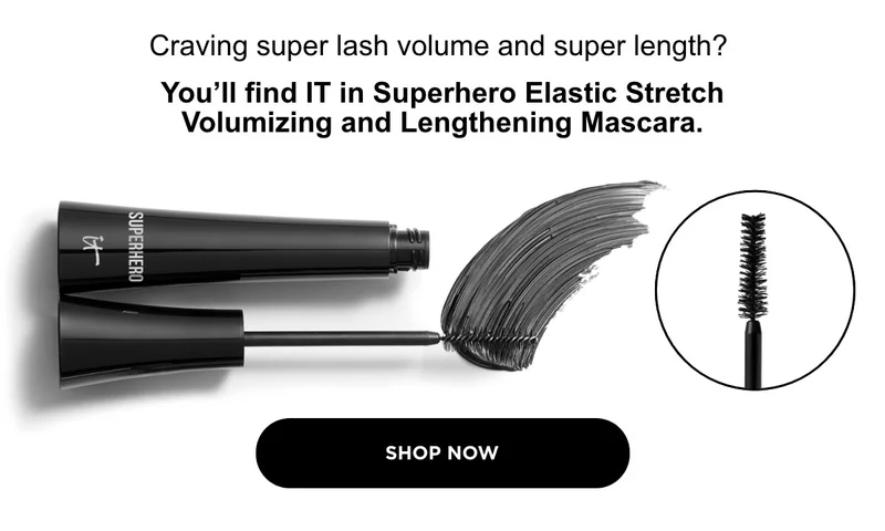 Superhero Elastic Stretch Volumizing and Lengthening Mascara