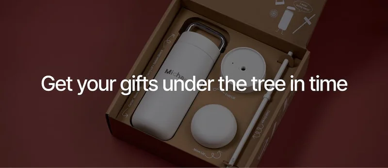 Get your gifts under the tree in time