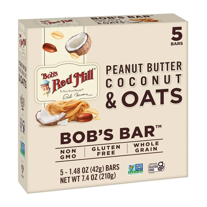 Image of Bob's Red Mill Peanut Butter Coconut and Oats Bar (5 CT)