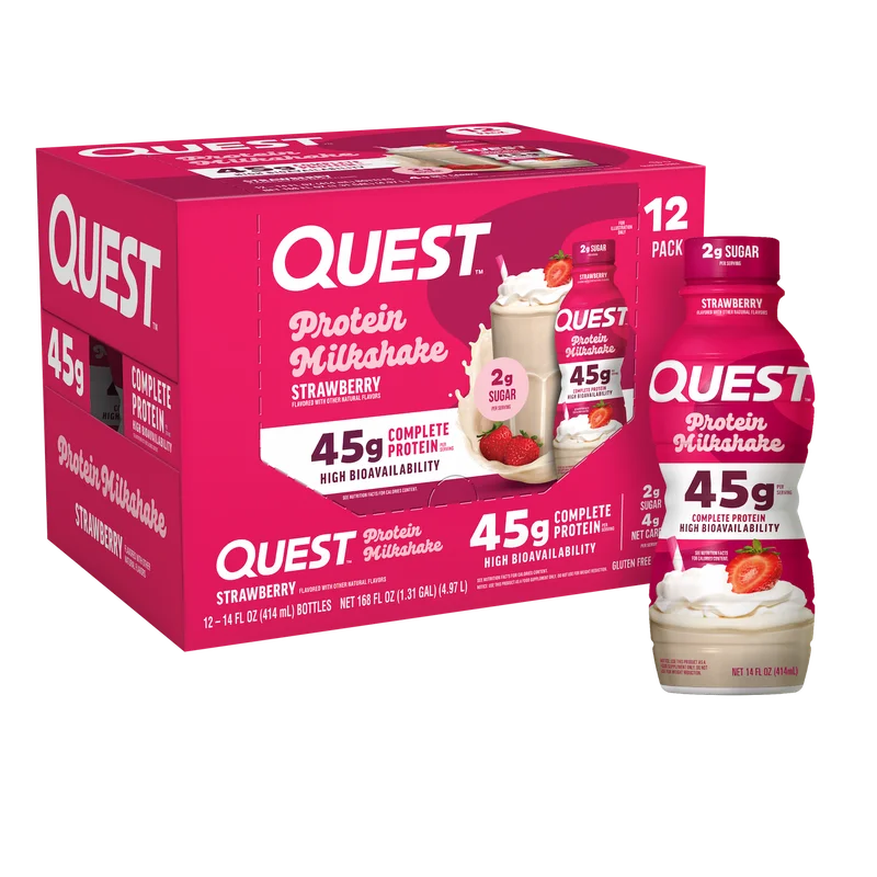 Strawberry 45g Protein Milkshake