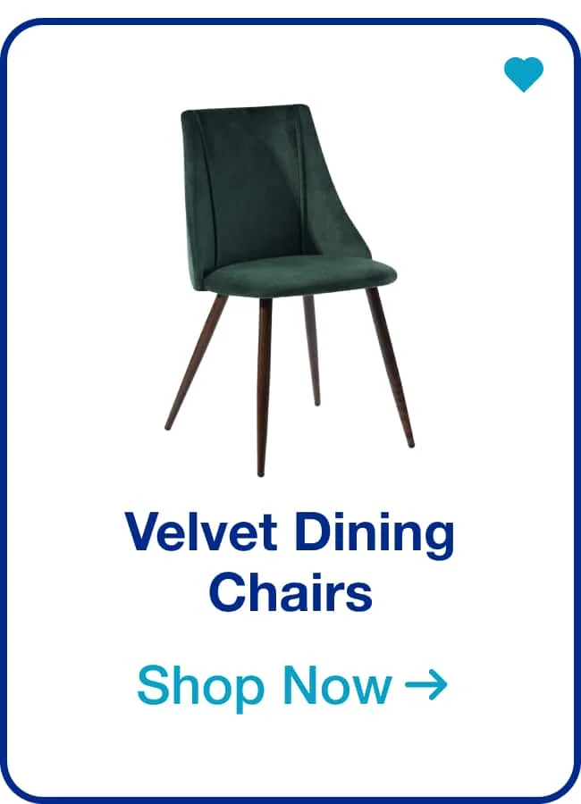 Velvet Dining Chairs — Shop Now!
