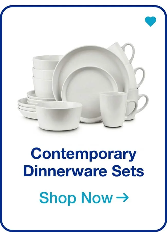 Contemporary Dinnerware Sets — Shop Now!