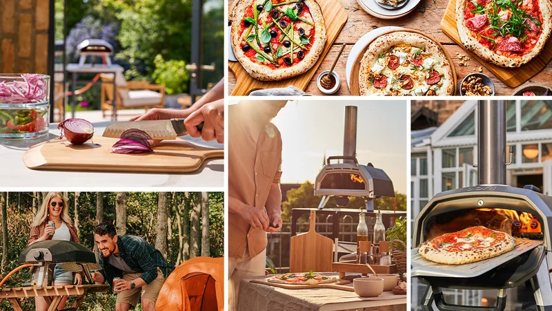 The Ooni oven line up (selected ovens).