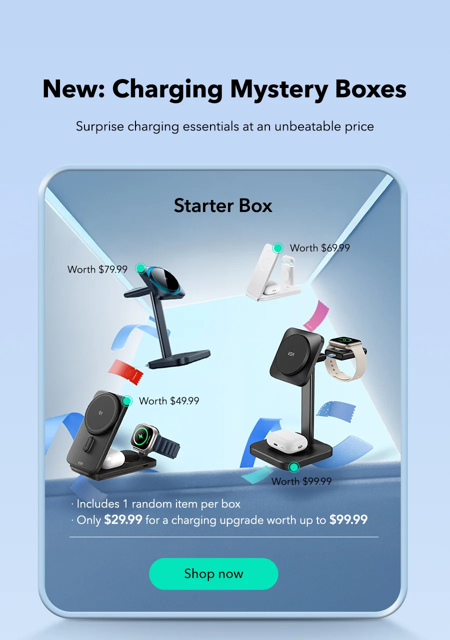 New: Charging Mystery Boxes