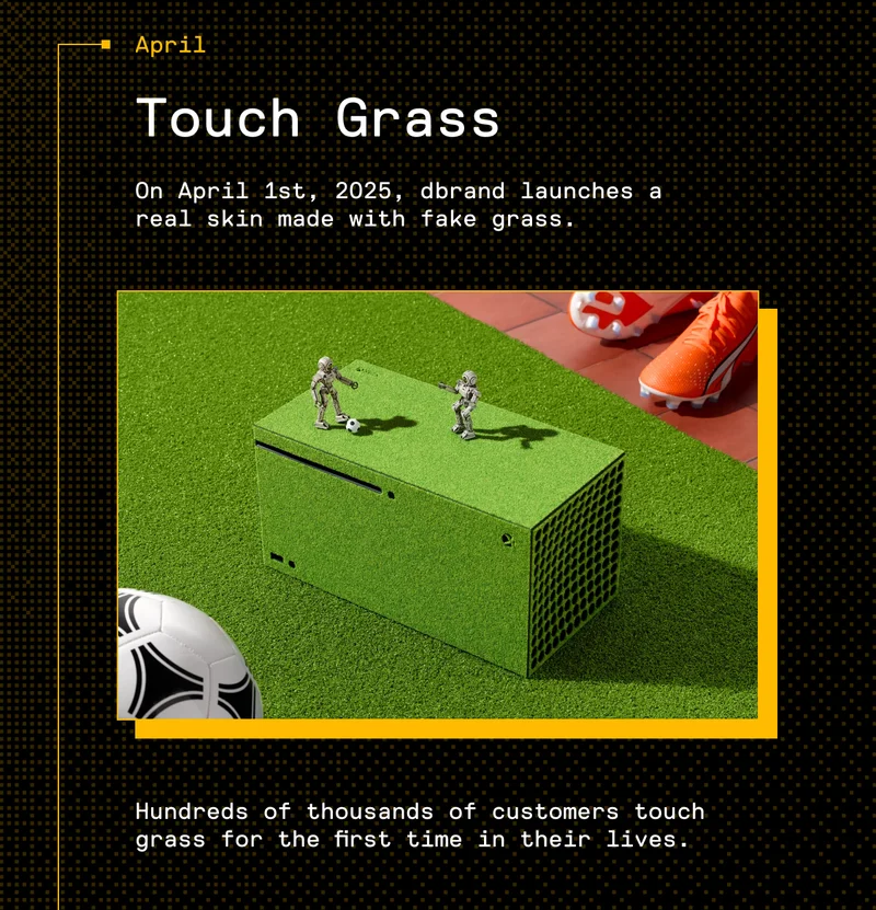 April: Touch Grass