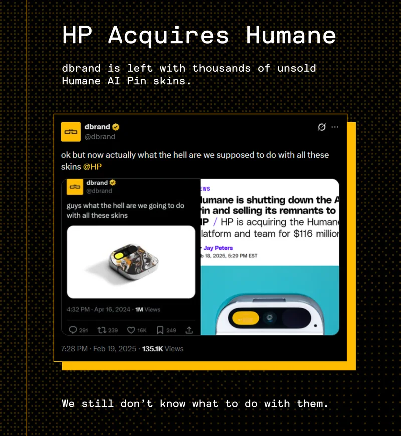 February: HP Acquires Humane