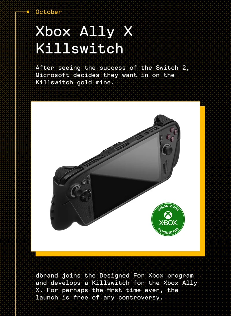 October: Xbox Ally X Killswitch
