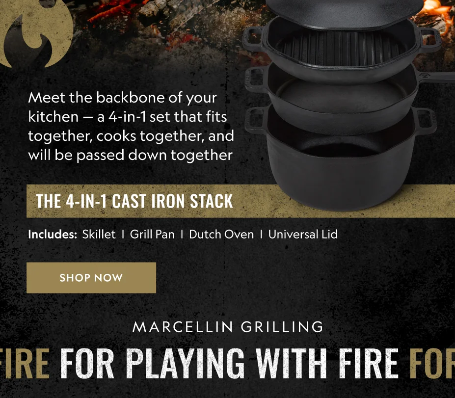 4-in-1 Cast Iron Stack