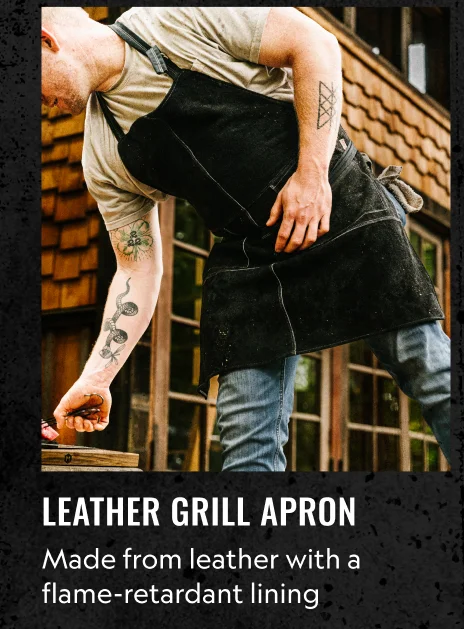 Leather Grill Apron