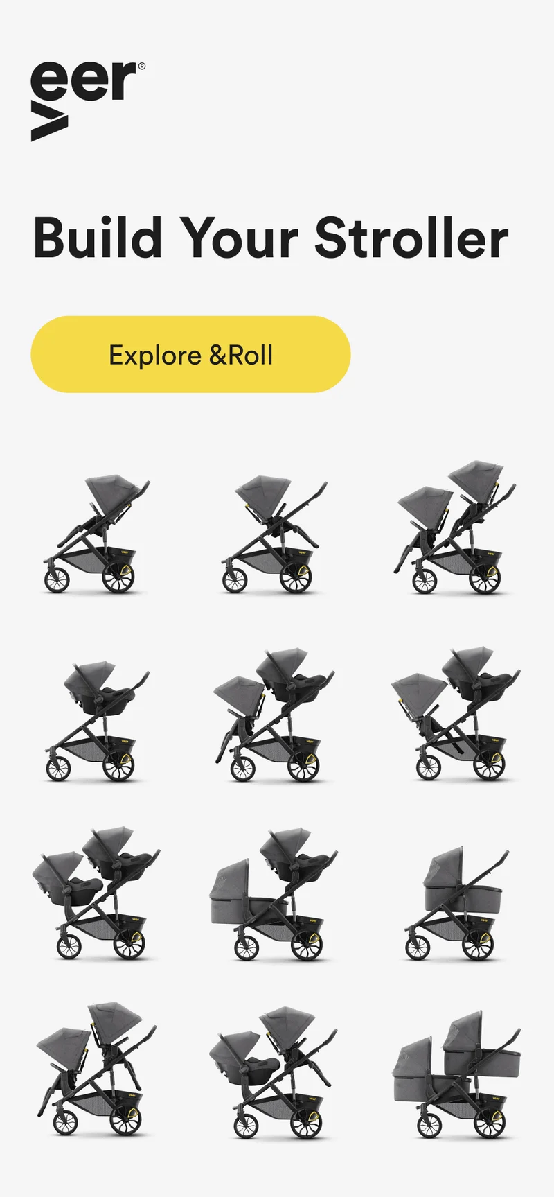 build your stroller - explore &roll