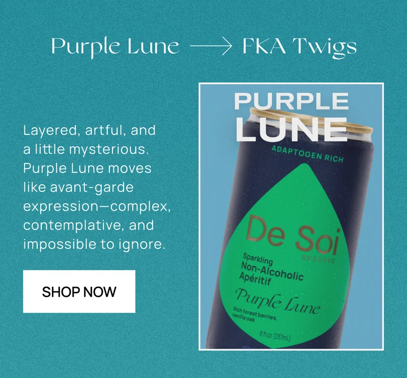 Purple Lune Haiku | FKA Twigs |  Layered, artful, and  a little mysterious. Purple Lune moves  like avant-garde expression—complex, contemplative, and impossible to ignore. | shop now