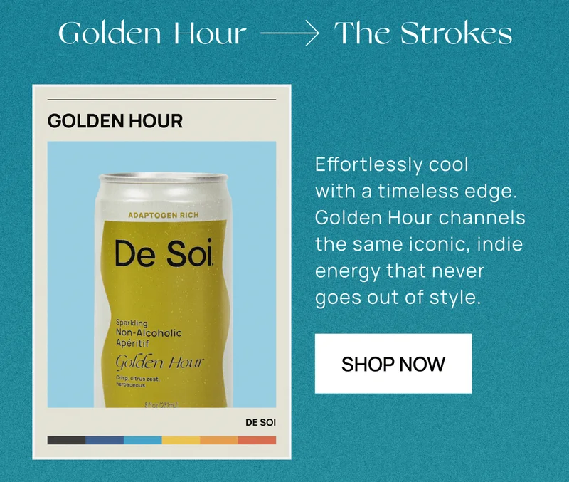 Golden Hour Limerick | The Strokes | Effortlessly cool  with a timeless edge. Golden Hour channels the same iconic, indie energy that never goes out of style. | shop now